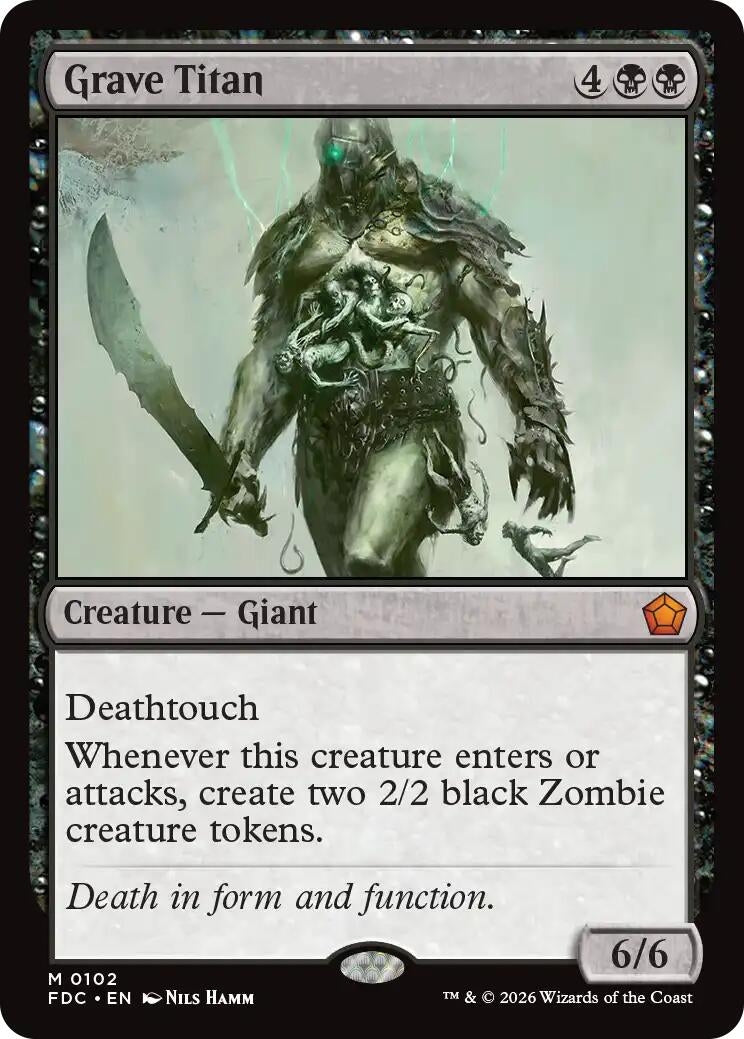 Image for Grave Titan (102) (FDC) - Magic: The Gathering