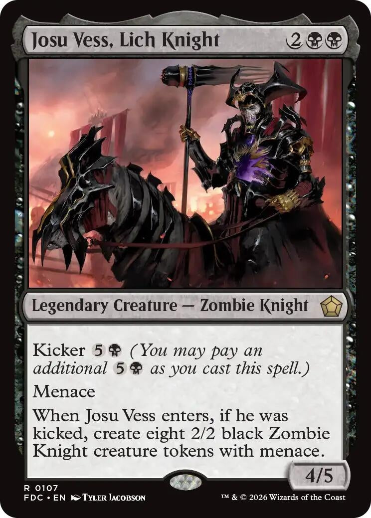 Josu Vess, Lich Knight (107) (FDC)