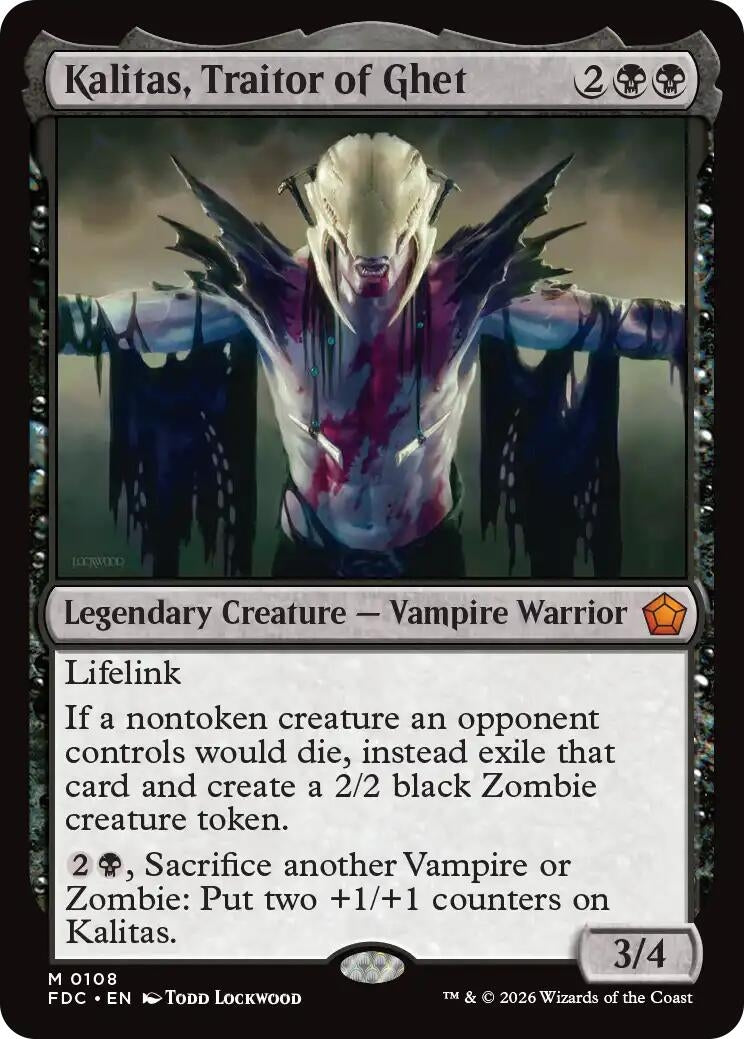 Kalitas, Traitor of Ghet (108) (FDC)