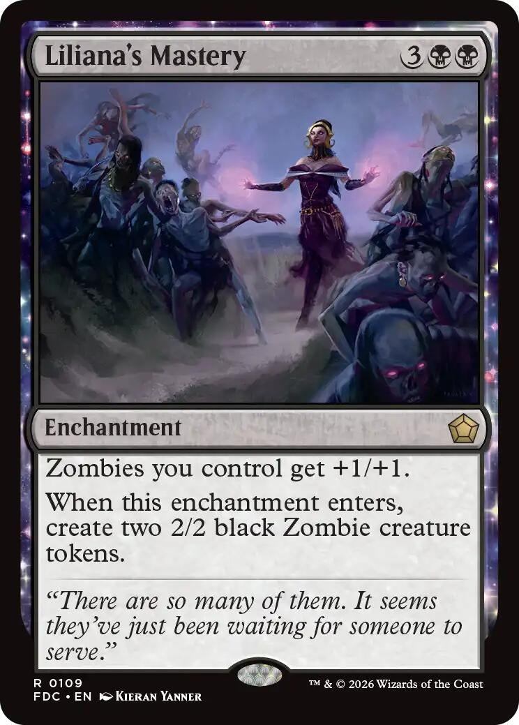 Liliana's Mastery (109) (FDC)