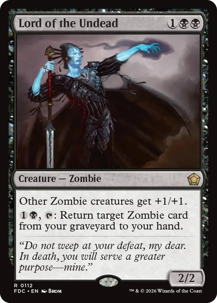 Lord of the Undead (112) (FDC)