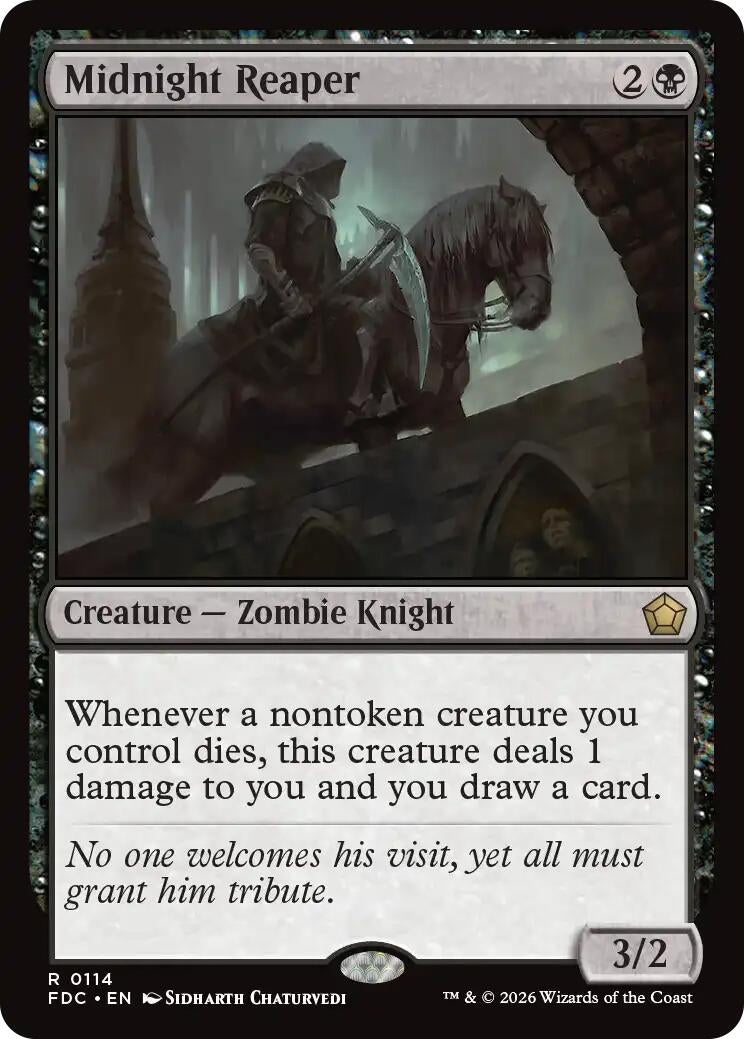 Image for Midnight Reaper (114) (FDC) - Magic: The Gathering