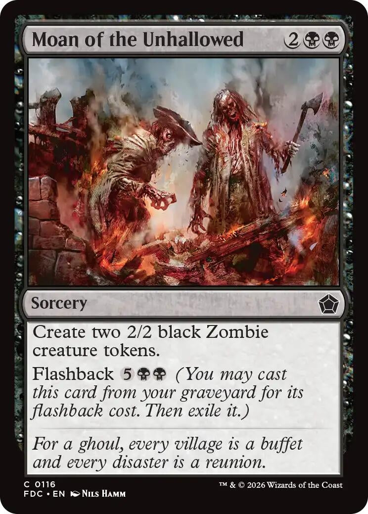 Moan of the Unhallowed (116) (FDC)