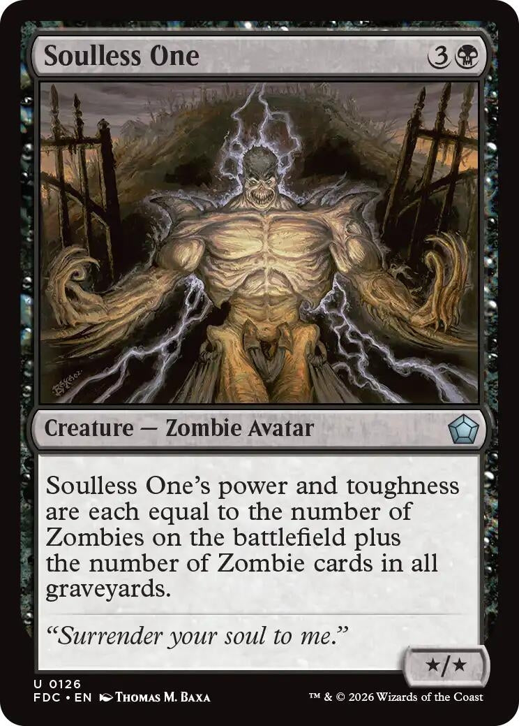 Image for Soulless One (126) (FDC) - Magic: The Gathering