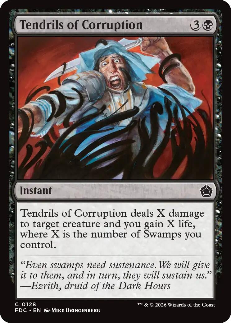 Image for Tendrils of Corruption (128) (FDC) - Magic: The Gathering