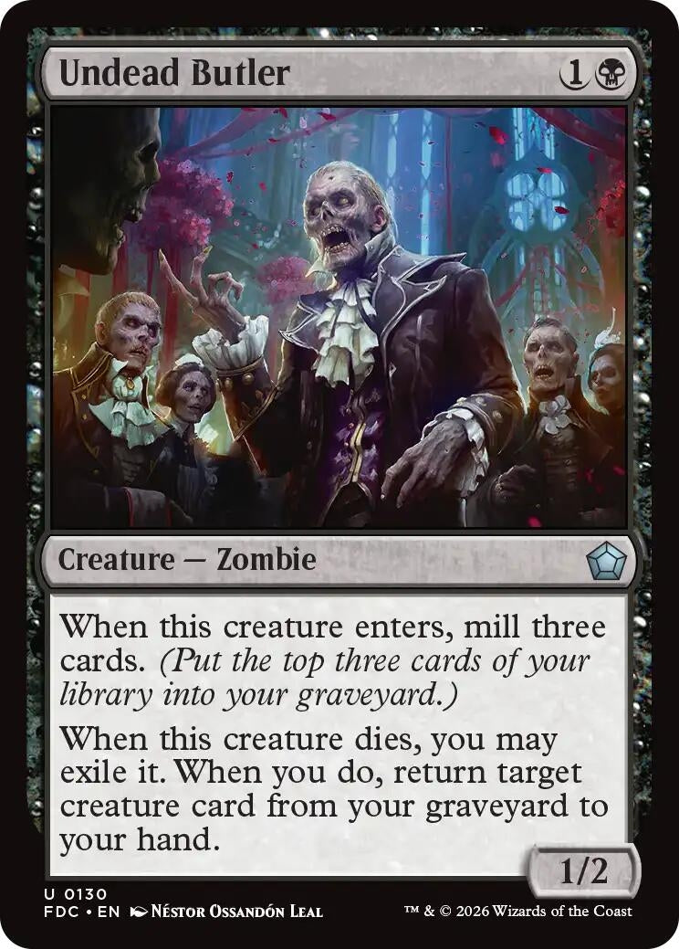Undead Butler (130) (FDC)