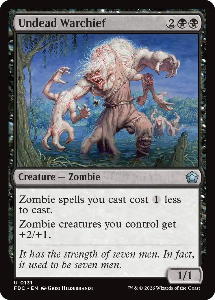 Undead Warchief (131) (FDC)