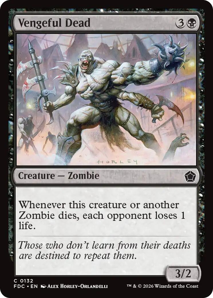 Vengeful Dead (132) (FDC)