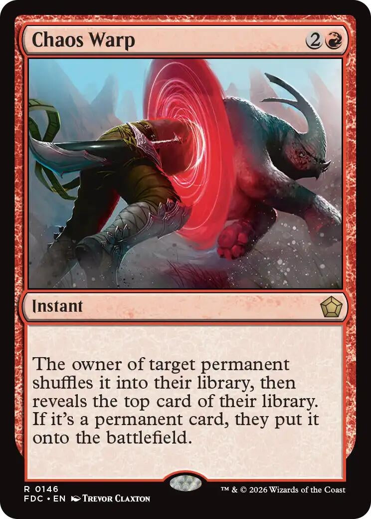 Chaos Warp (146) (FDC)