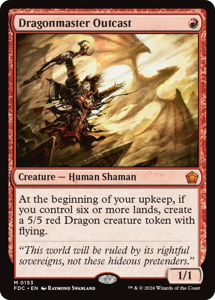 Dragonmaster Outcast (153) (FDC)
