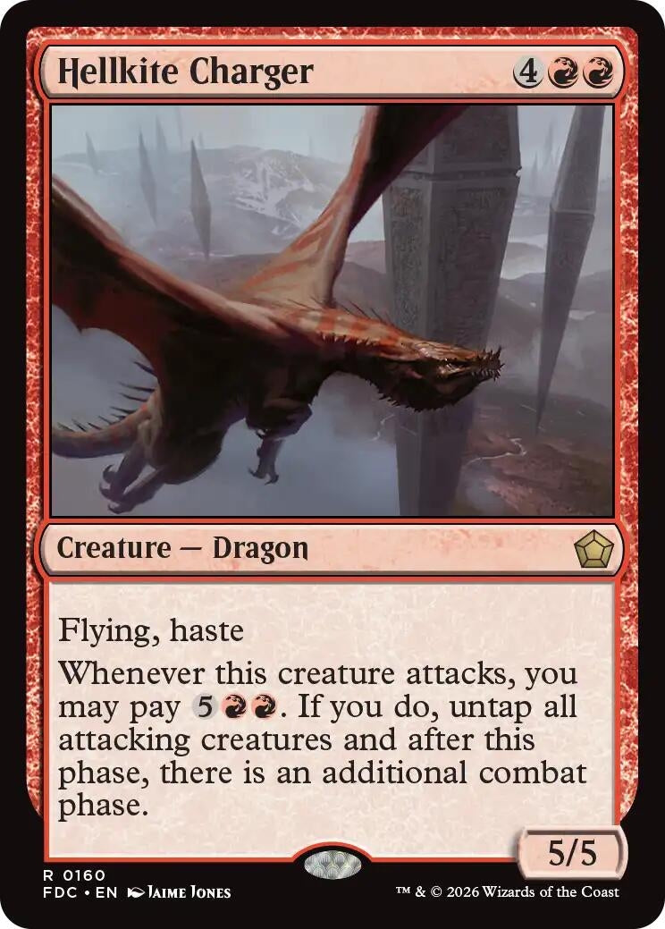 Image for Hellkite Charger (160) (FDC) - Magic: The Gathering