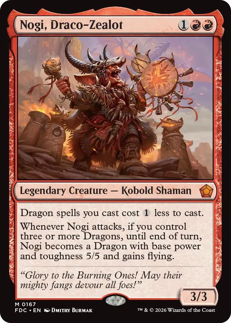 Nogi, Draco-Zealot (167) (FDC)
