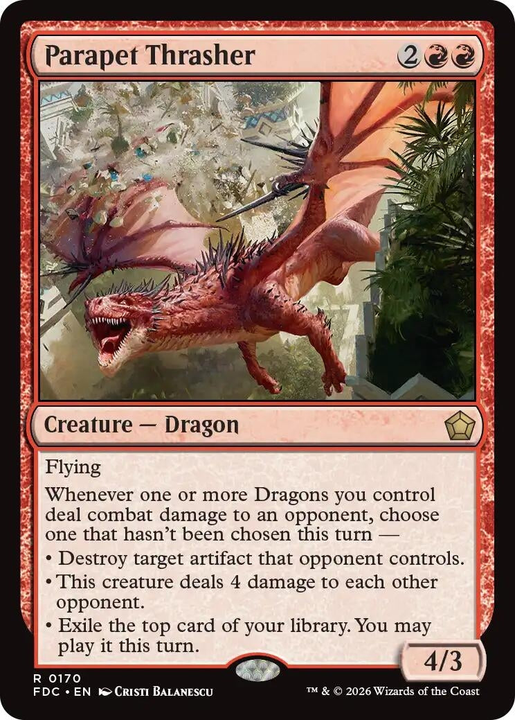 Image for Parapet Thrasher (170) (FDC) - Magic: The Gathering
