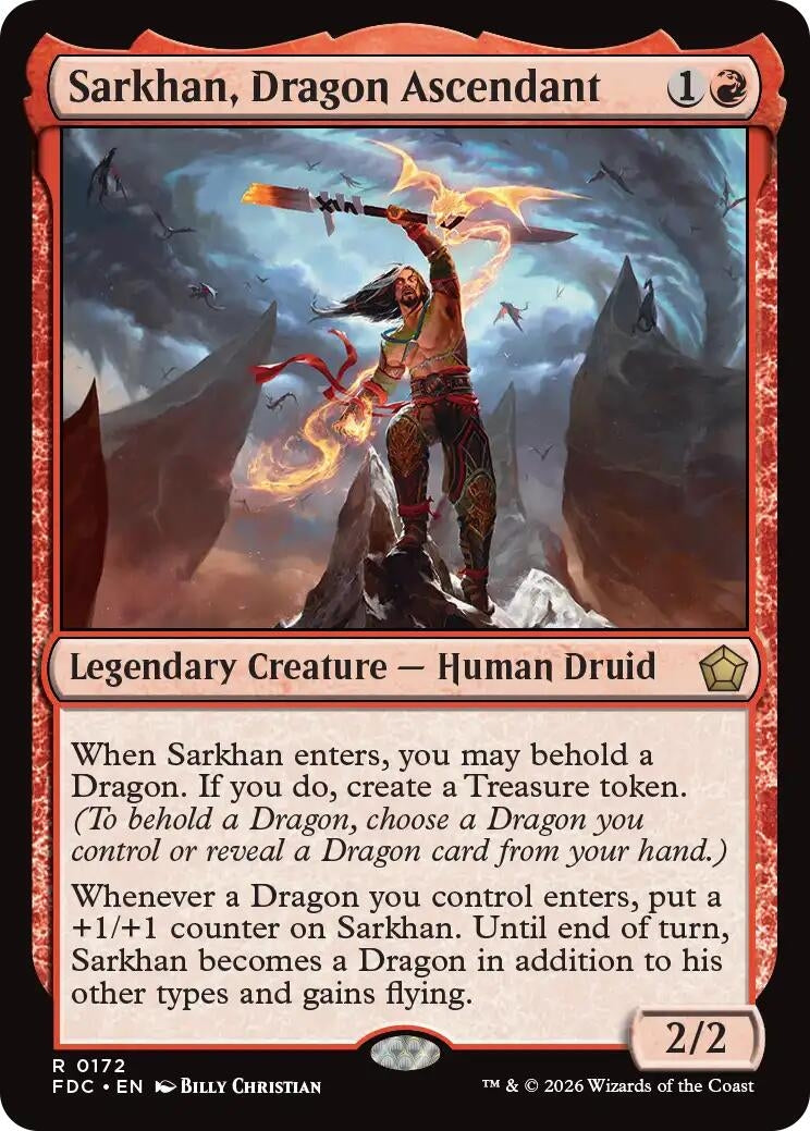 Sarkhan, Dragon Ascendant (172) (FDC)