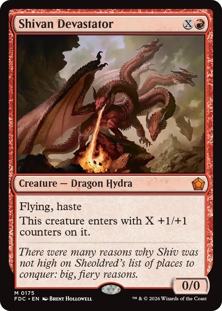 Shivan Devastator (175) (FDC)