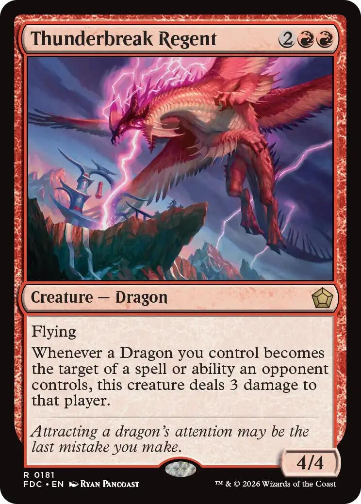 Thunderbreak Regent (181) (FDC)