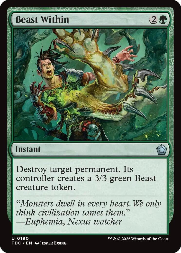 Beast Within (190) (FDC)