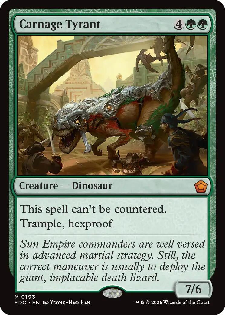 Carnage Tyrant (193) (FDC)