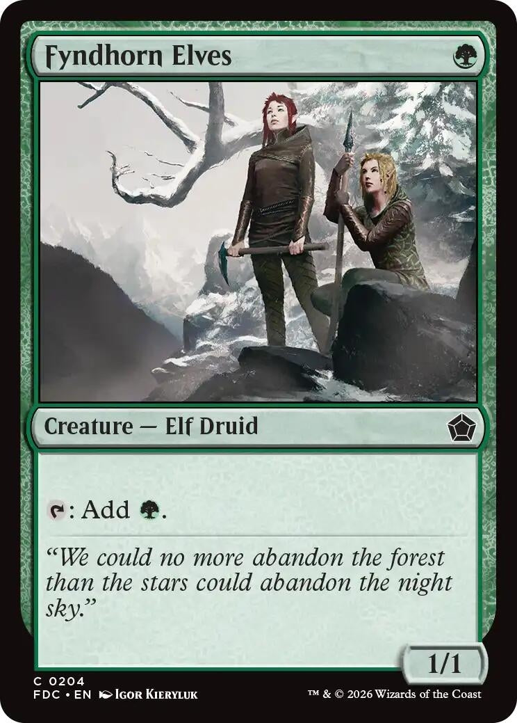 Fyndhorn Elves (204) (FDC)
