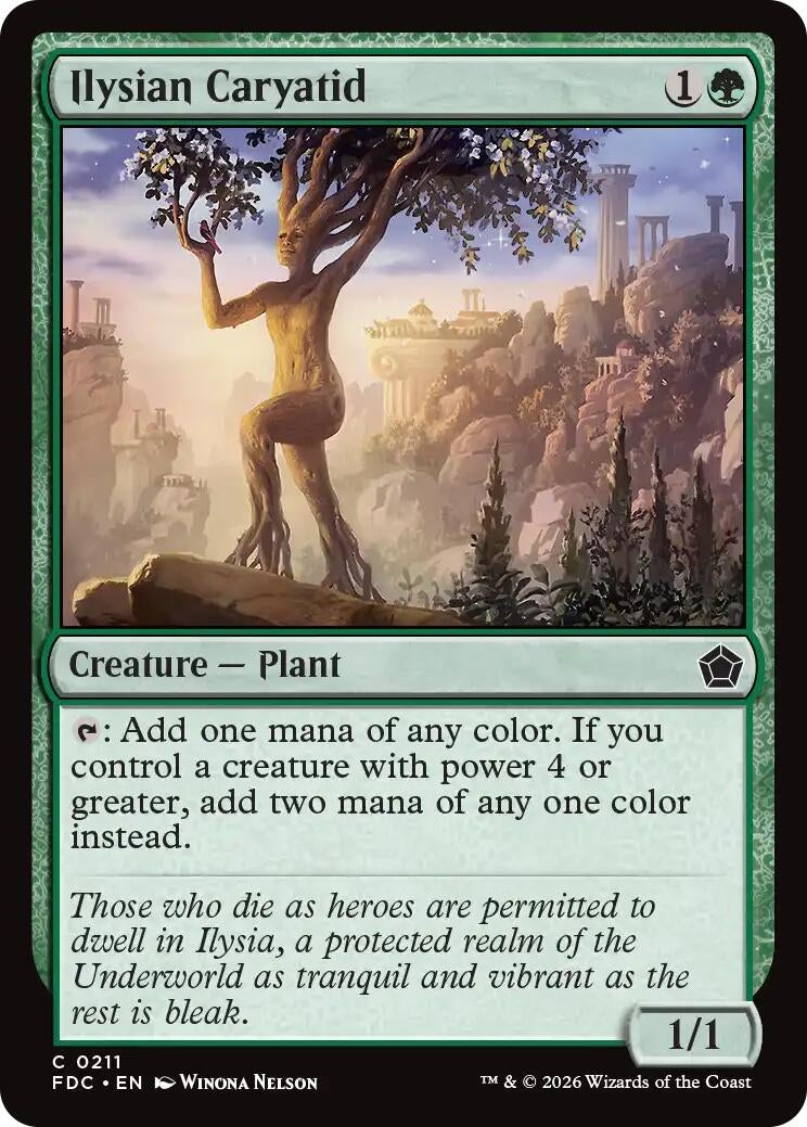 Ilysian Caryatid (211) (FDC)