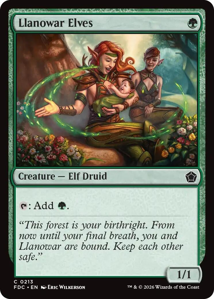 Llanowar Elves (213) (FDC)