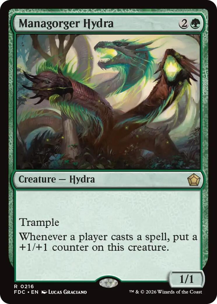Image for Managorger Hydra (216) (FDC) - Magic: The Gathering