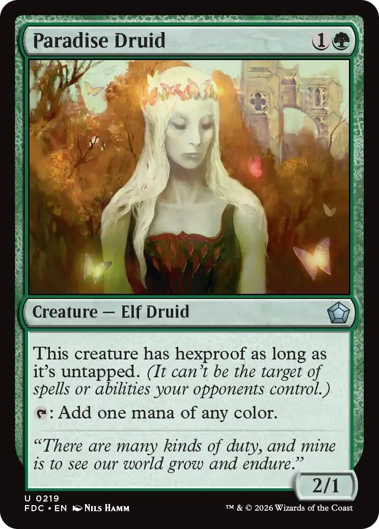 Paradise Druid (219) (FDC)