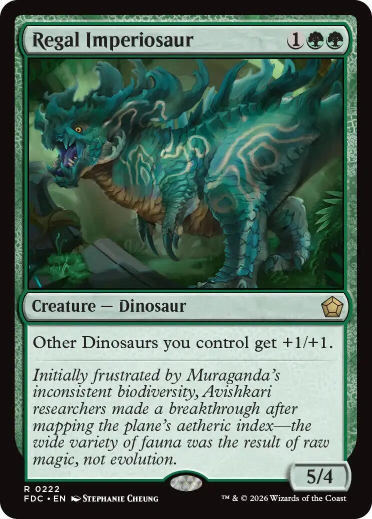 Regal Imperiosaur (222) (FDC)