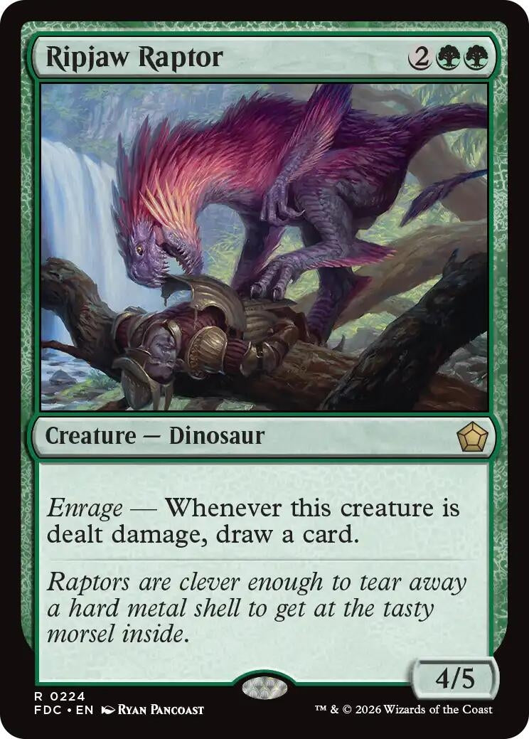 Ripjaw Raptor (224) (FDC)
