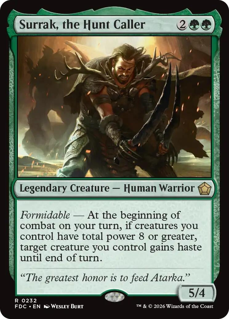 Surrak, the Hunt Caller (232) (FDC)