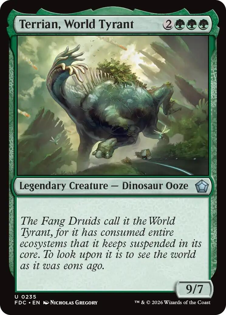 Terrian, World Tyrant (235) (FDC)