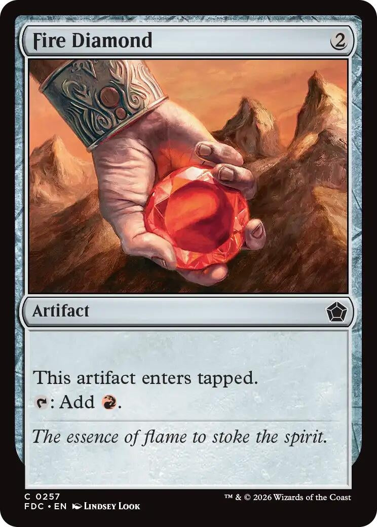 Fire Diamond (257) (FDC)