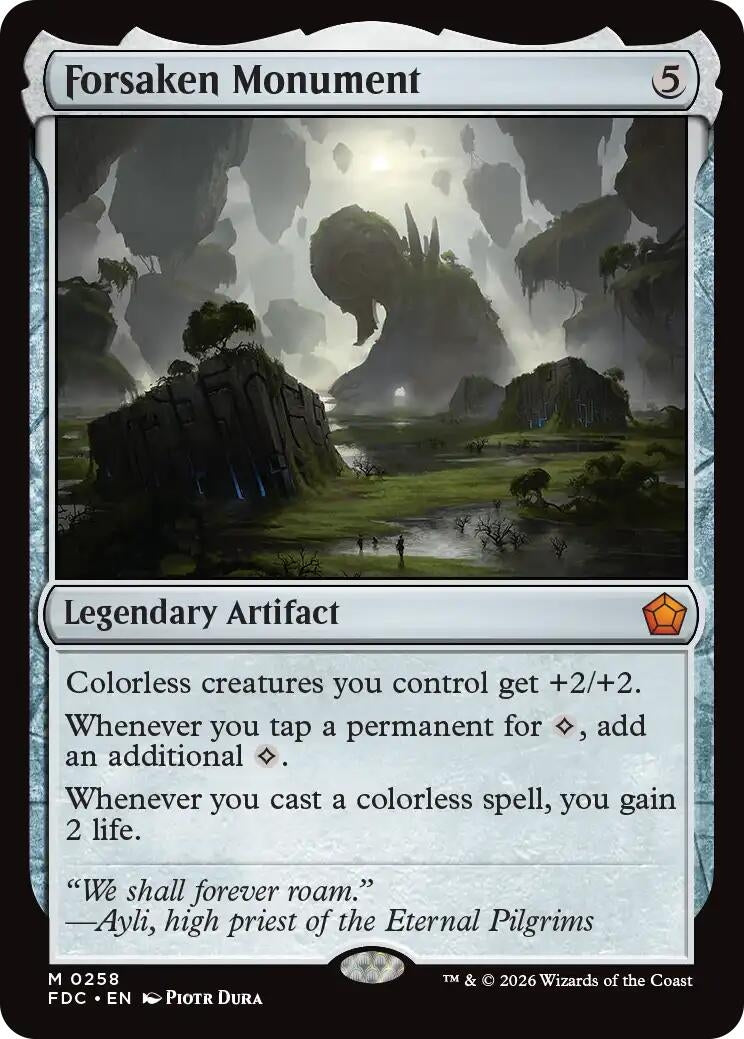 Forsaken Monument (258) (FDC)