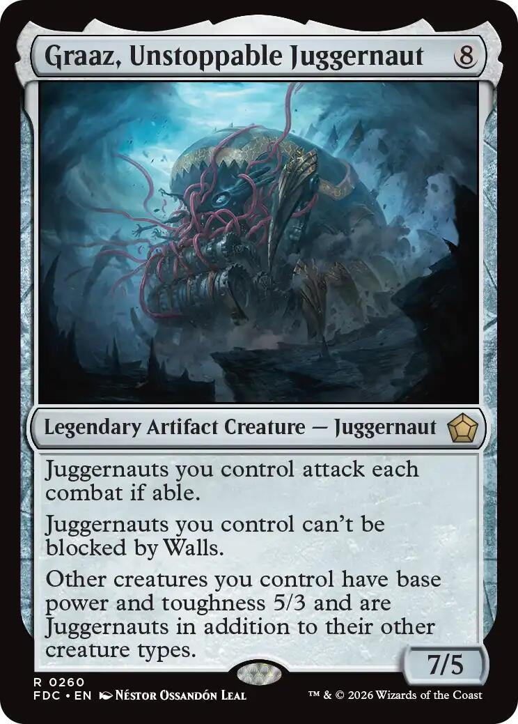 Graaz, Unstoppable Juggernaut (260) (FDC)
