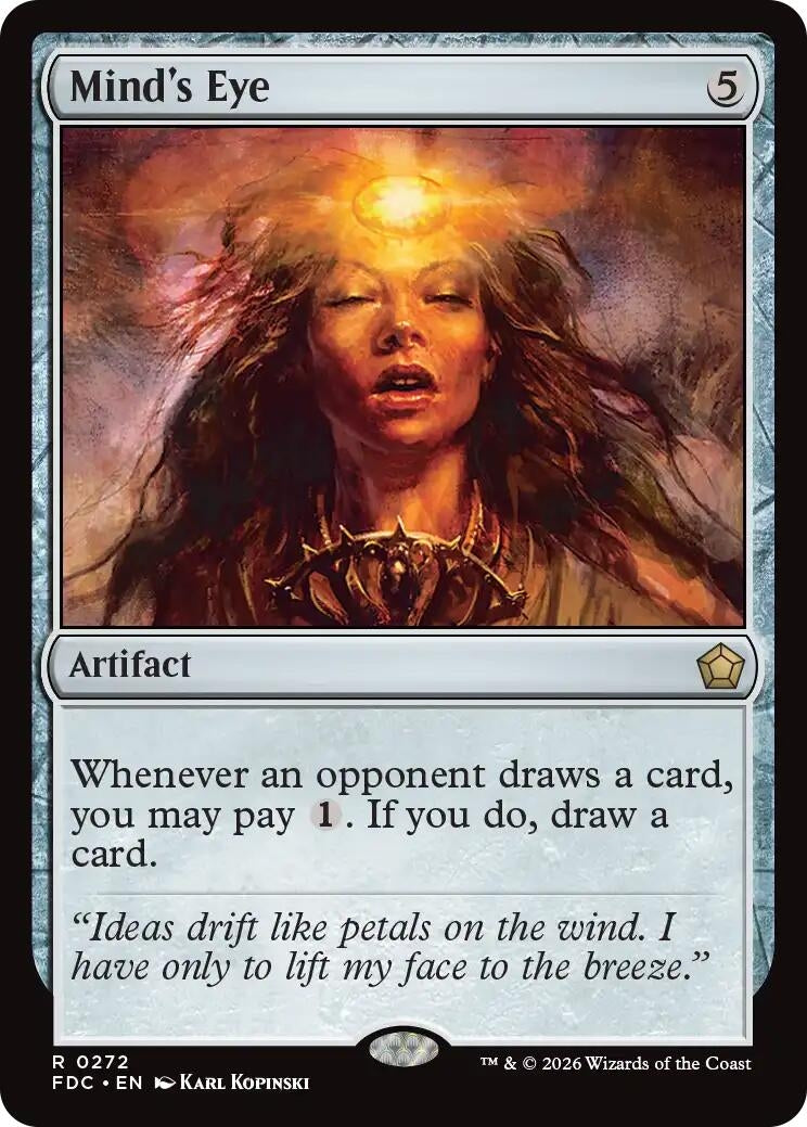 Image for Mind's Eye (272) (FDC) - Magic: The Gathering