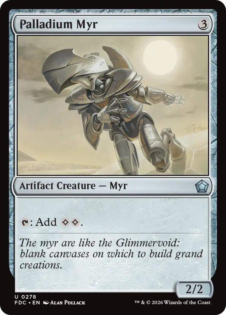 Image for Palladium Myr (278) (FDC) - Magic: The Gathering