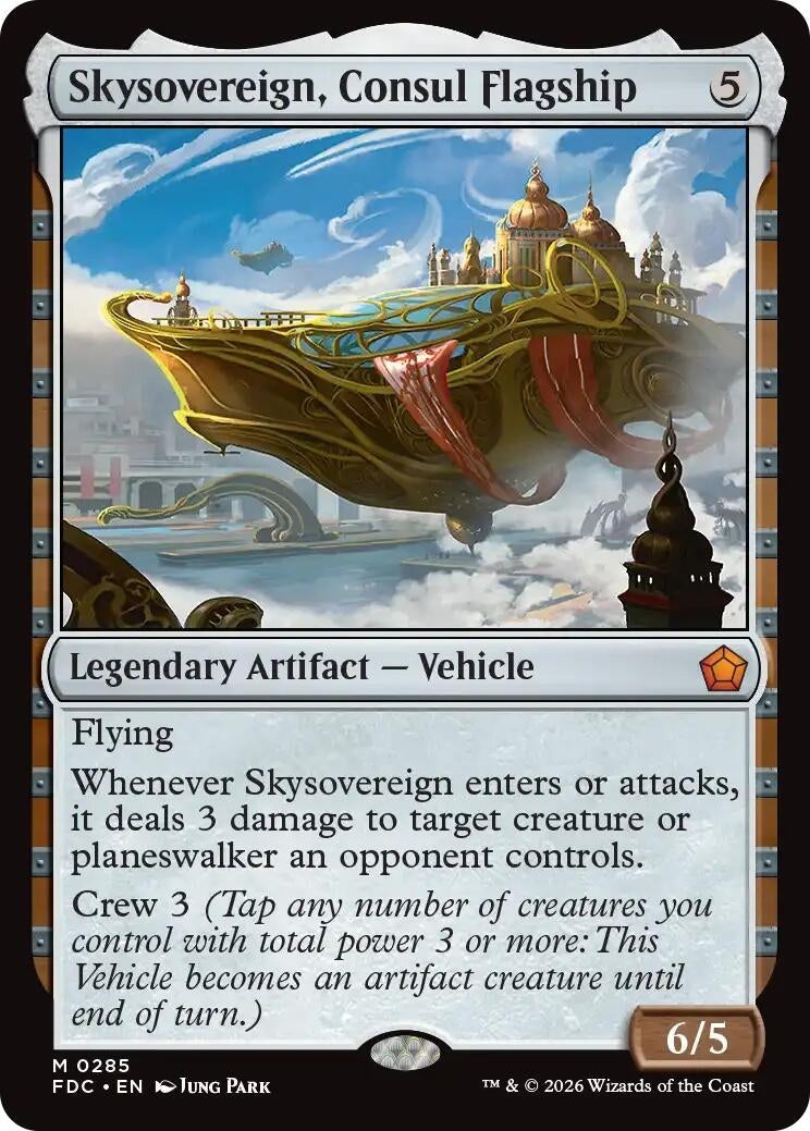 Skysovereign, Consul Flagship (285) (FDC)