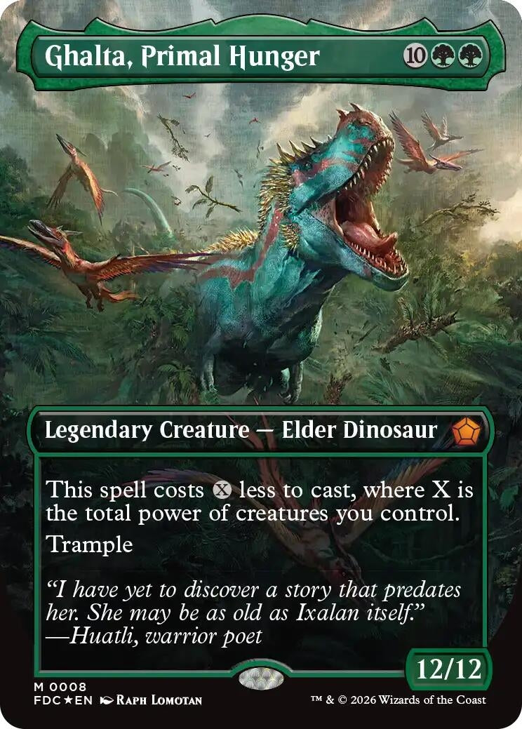 Ghalta, Primal Hunger (Borderless) (8) (FDC)