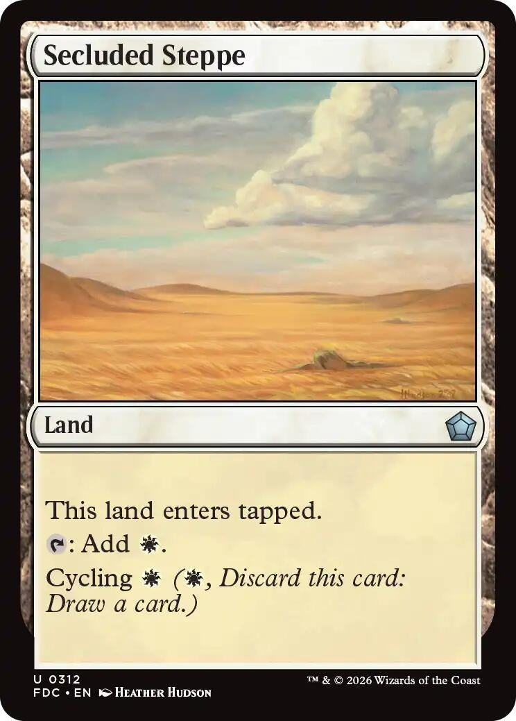 Secluded Steppe (312) (FDC)