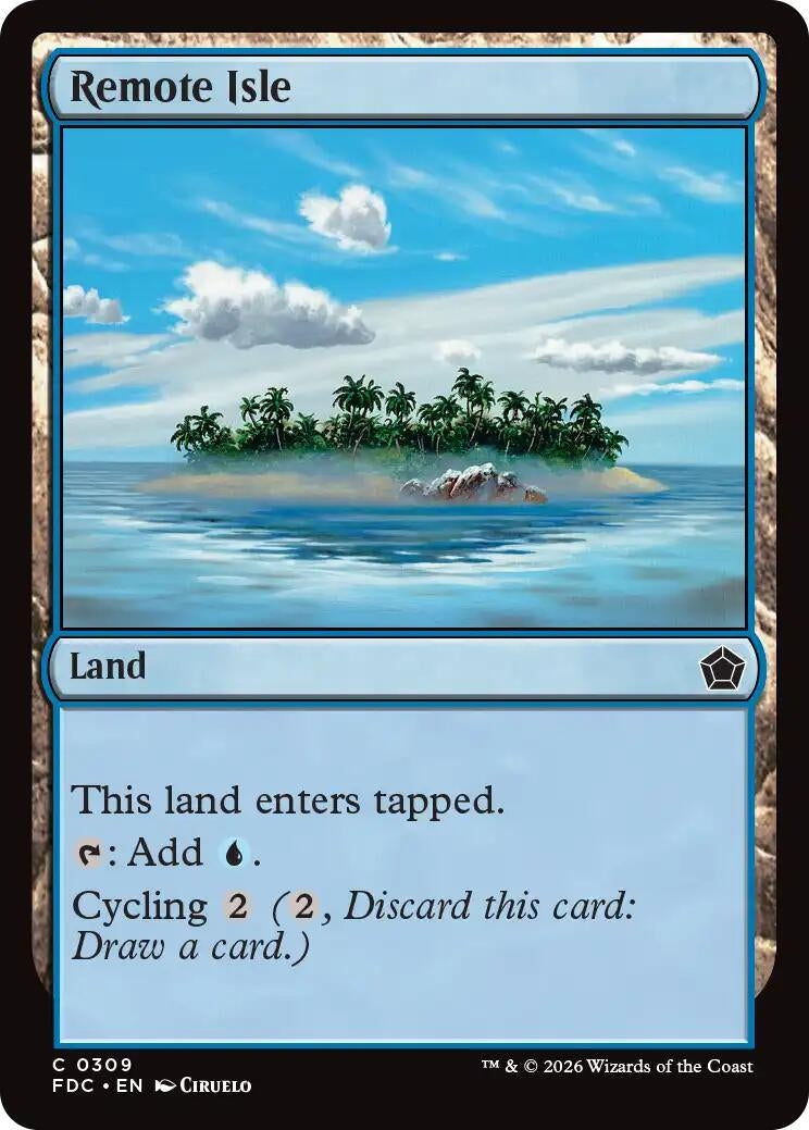 Remote Isle (309) (FDC)