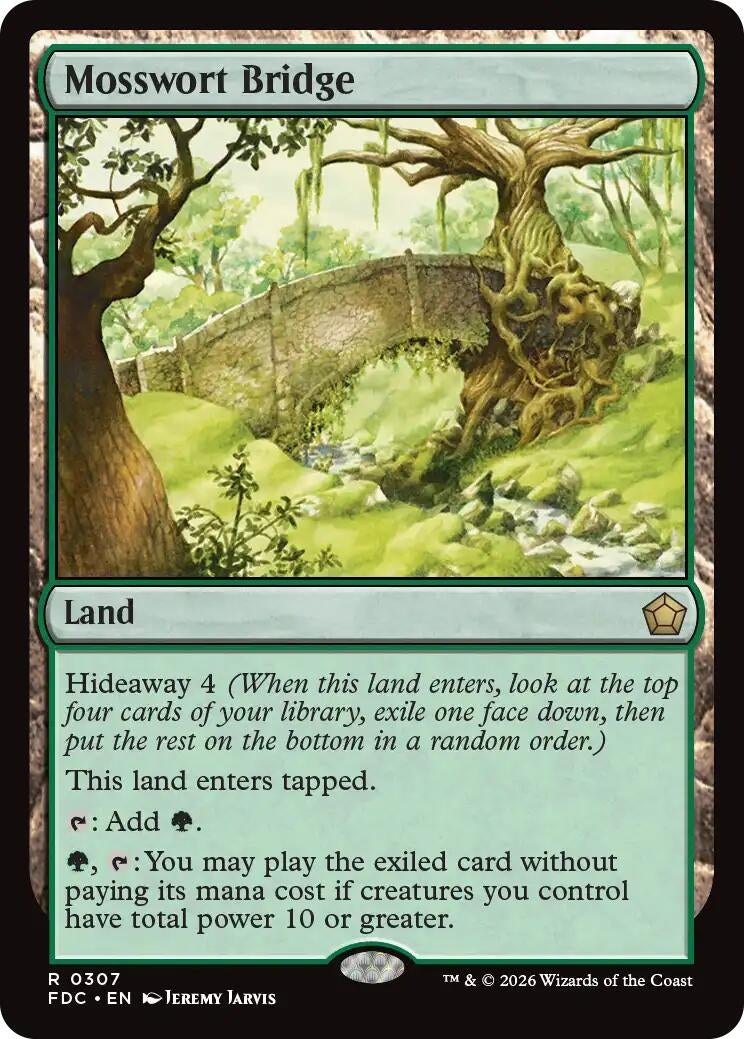 Mosswort Bridge (307) (FDC)