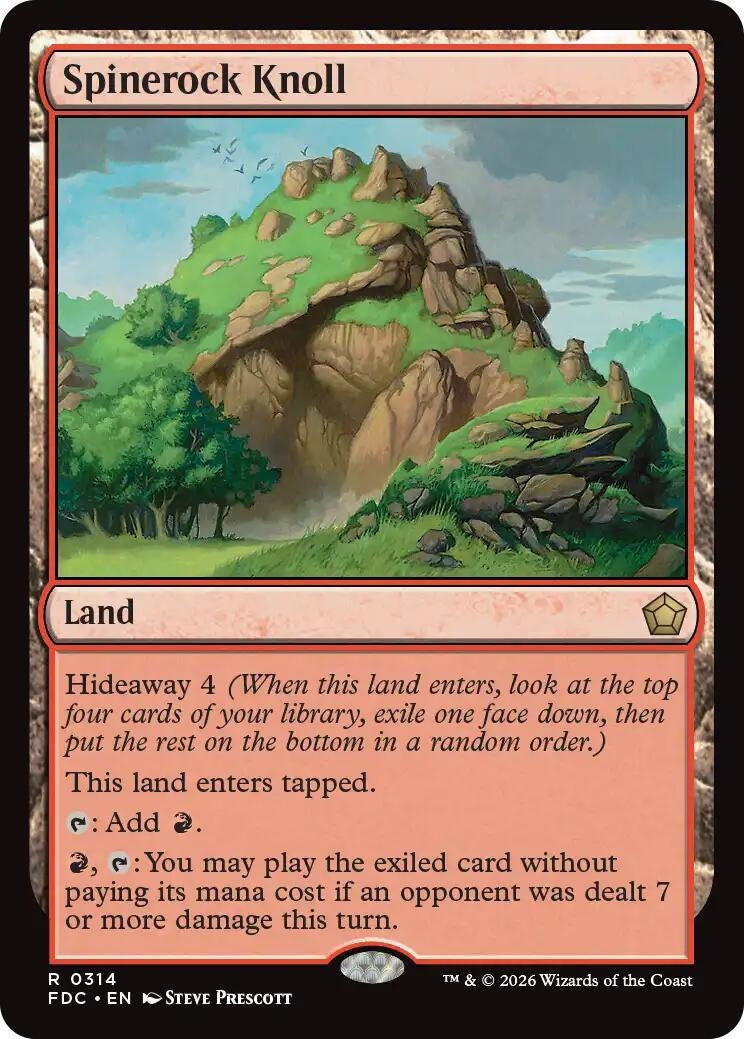 Spinerock Knoll (314) (FDC)