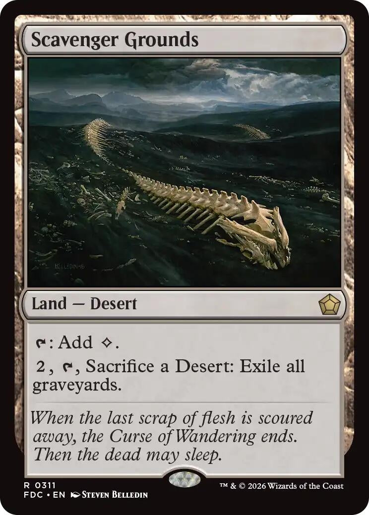 Image for Scavenger Grounds (311) (FDC) - Magic: The Gathering