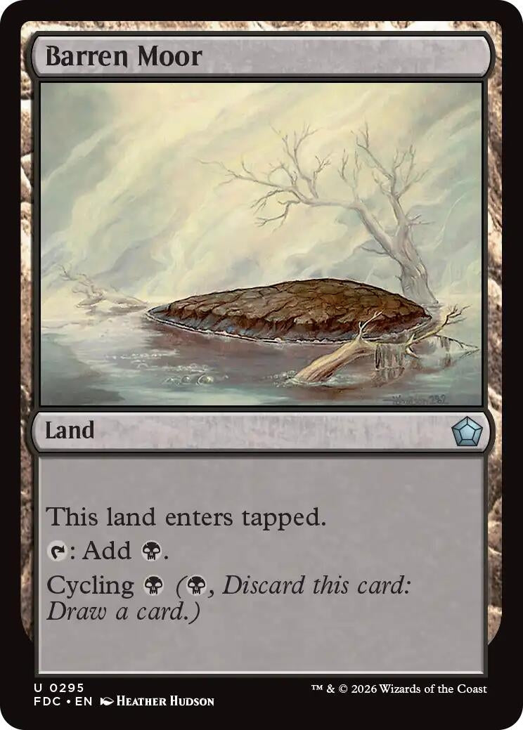Barren Moor (295) (FDC)