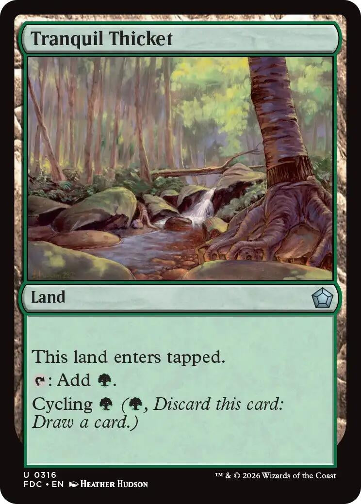 Image for Tranquil Thicket (316) (FDC) - Magic: The Gathering