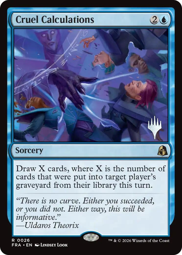 Image for Cruel Calculations (26) (PPFRA) - Magic: The Gathering