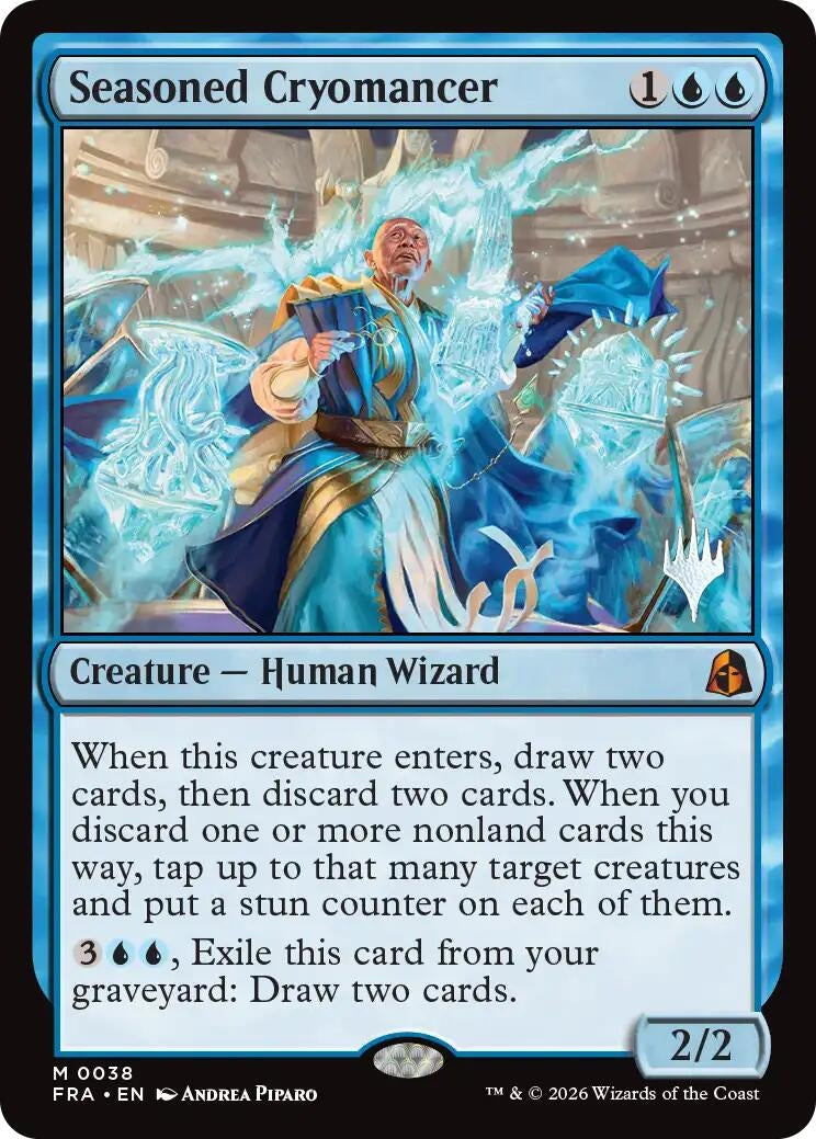 Image for Seasoned Cryomancer (38) (PPFRA) - Magic: The Gathering
