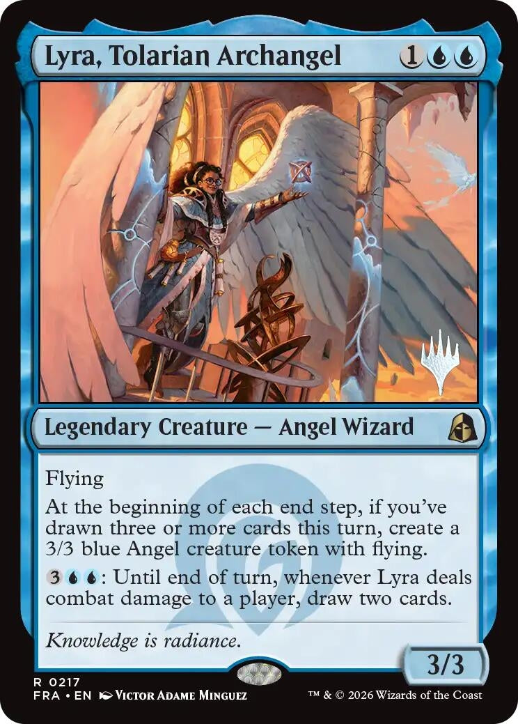 Image for Lyra, Tolarian Archangel (217) (PPFRA) - Magic: The Gathering