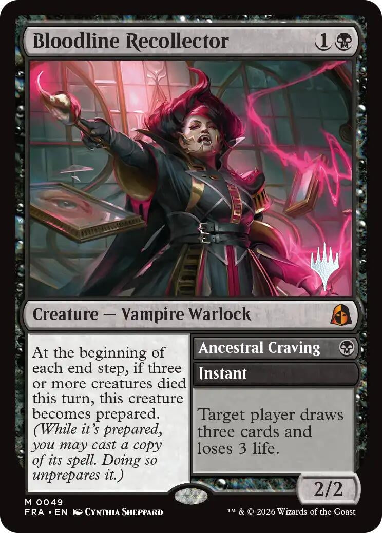 Image for Bloodline Recollector (49) (PPFRA) - Magic: The Gathering