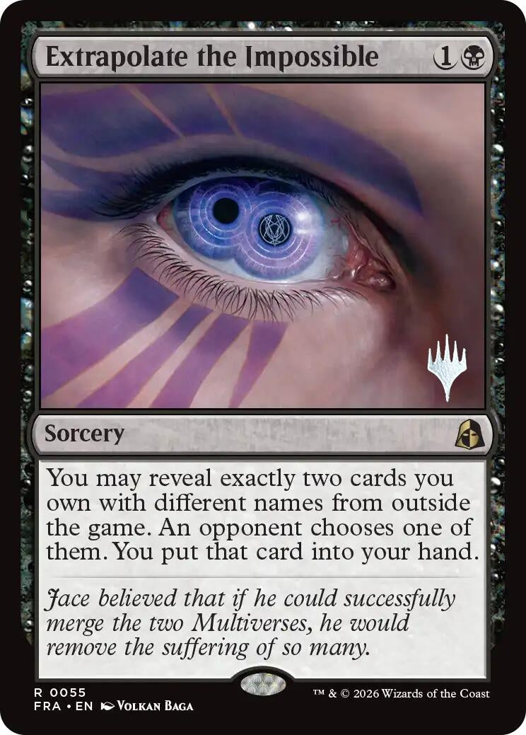 Image for Extrapolate the Impossible (55) (PPFRA) - Magic: The Gathering